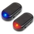 Car Security Light Solar Powered Simulated Dummy Alarm Wireless Warning Anti-Theft Caution Lamp LED Flashing Imitation. 