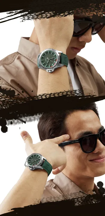 NAVIFORCE%20NF8023%20Green%20PU%20Leather%20Analog%20Watch%20For%20Men%20-%20Silver%20&%20Green%20-%20Image%206