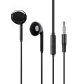 Borofone BM54 Maya Universal Wired Earphones with mic - Black. 