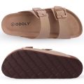 Shevalues Classic Platform Cork Sandals For Women Suede Flats Sandals Summer Outdoor Wear Beach Slippers With Adjustable Buckle. 