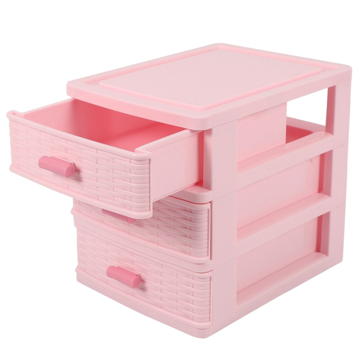 Plastic%20Drawer%20Designed%203%20Compartment%20Jewelry%20Storage%20Box%20Pink%20-%20Image%205
