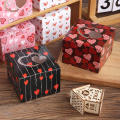 Red and pink color Valentine's Day gift box Festive Heart-shaped design Suitable for candy cookies Red pink heart cardboard box Paper gift container 46 designs Window gift container for Valentine's. 