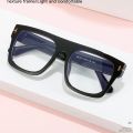 Big Square Anti Blue Light Reading Glasses Optical Computer Luxury Brand Eyeglasses For Men Oversized Black Frame Glasses +2 +3. 