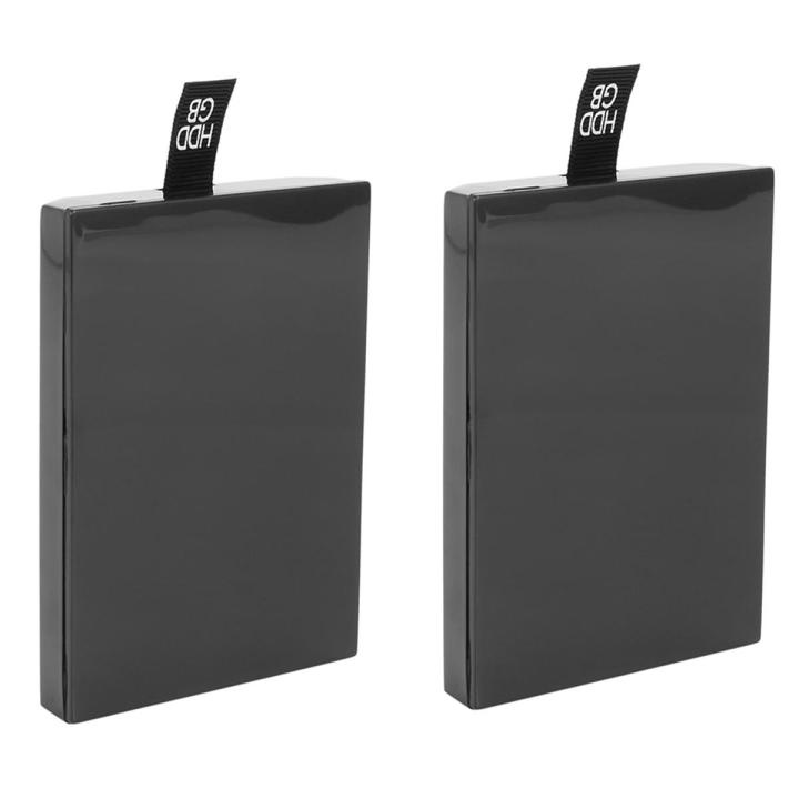 BRADOO 2X Hard Drive Enclosure Replacement Case Shell for Xbox 360 Slim Microsoft HDD (Case Only!)