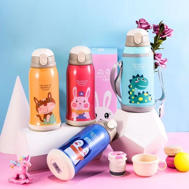 600ml%20Kids%20Child%20Vacuum%20Bottle%20Thermal%20Flask%20Cup%20Cute%20Cartoon%20Long%20Lasting%20Rabbit%20with%20Pouch%20Straw%20Stainless%20Steel%20-%20Image%206