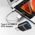 USAMS US-SJ175 USB 3.0 to Type C Adapter Alumium Alloy Plating Data Sync Charging For Samsung S8 Note 8 MacBooks USB Adapter -. 