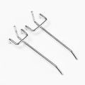 5Pcs Grid Wall Mesh Display Hooks Retail Shop Peg Goods Shelf Panel Pegboard Hooks Home Storage Hang Fits Workshop Hook Arm Rack.