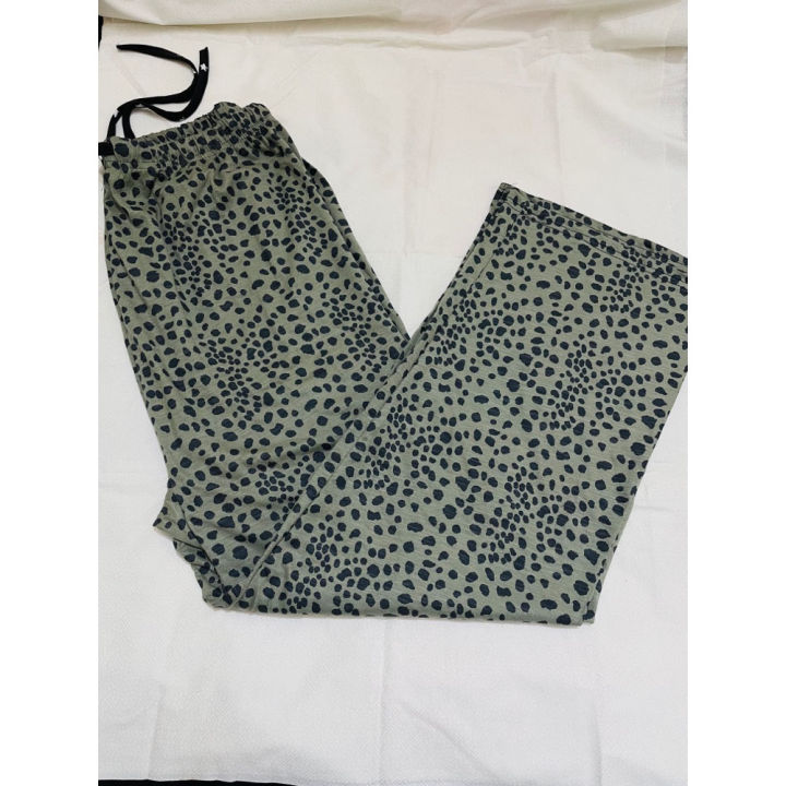 Ladies fashionable Multi_Color Print Trousers/ 2pcs -(random)