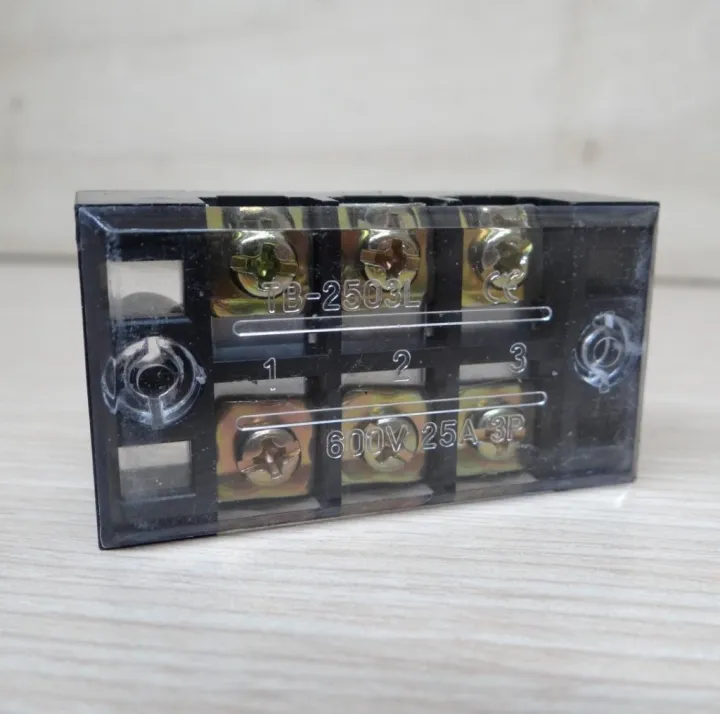 Terminal%20Block%20TB-2503%20600V%2025A%203P%20Double%20Row%203%20Pin%20Terminal%20Block%20TB-2503%20Terminal%20Block%20600V%2025A%20TB%20Series%203%20Positions%20Ways%20Dual%20Row%20Barrier%20Screw%20Terminal%20Block%20Wire%20Connector%20-%20Image%205