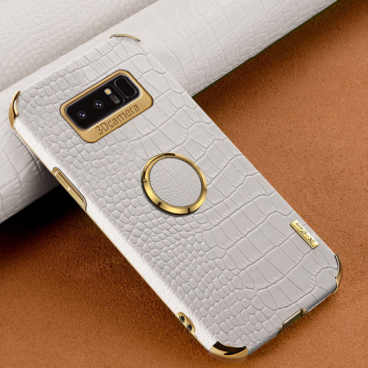 Case%20for%20Samsung%20Galaxy%20Note8%20Crocodile%20Pattern%20360%20Degree%20Rotating%20Ring%20Protective%20Cover%20Compatible%20with%20Magnetic%20Car%20-%20Image%203