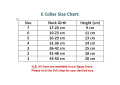 E Collar Elizabeth Collar for Dogs Cats Rabbits Pets e collar Surgery Recovery Collars, Size-7 (Neck: 17-20cm, Depth: 9cm).