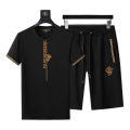 Black Cotton Combo T-Shirt & 2Quarter Pant For Man - T Shirt For Man - T Sirt. 