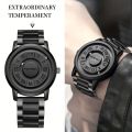 Men Watch, Cool Dial Display Design Waterproof Rotating Magnetic Bead Watch, Halloween Gifts For Family Gathering. 