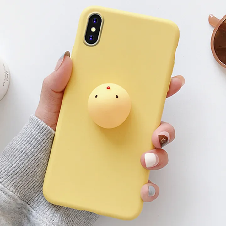 Squishy%203D%20Toys%20Chick%20Phone%20Cat%20Case%20For%20Samsung%20Galaxy%20S6%20S7%20S8%20S9%20S10e%20S20%20S21%20FE%20S22%20S23%20Ultra%20Cartoon%20Funny%20Foot%20Soft%20Cover%20-%20Image%205