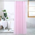 【In-demand】 Breathable PEVA Solid Color Mildew Proof Waterproof Shower Curtain Bathroom Curtain.