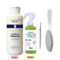 120ml Foot Exfoliator Softener 100ml Foot Spray 6 Seconds Remove Dead Skin Calluses Anti-Cracked Heel Enhancer Nail Pedicure.