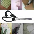 Stainless Steel Pinking Shears Precision Cutting Professional Sharpened Dressmaking Ergonomic Handle Heavy-Duty Tailor Shears.