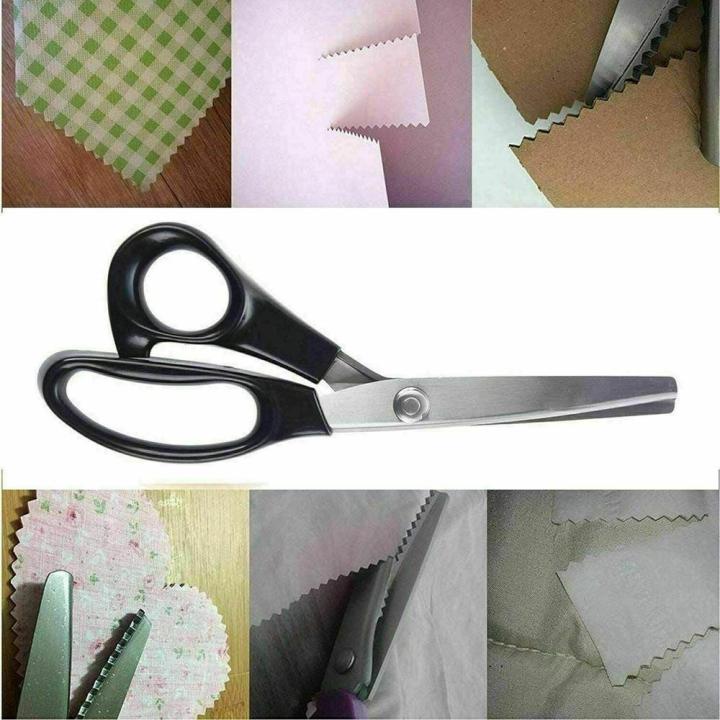 Stainless%20Steel%20Pinking%20Shears%20Precision%20Cutting%20Professional%20Sharpened%20Dressmaking%20Ergonomic%20Handle%20Heavy-Duty%20Tailor%20Shears%20-%20Image%205
