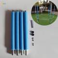 4Pcs Trampoline Poles Replacement Steel Pipe for Activity Jump Bed Lawn 52.5cm. 
