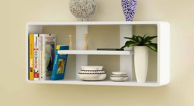 Wall Book Rack/White Wall Accent/ | Daraz.com.bd