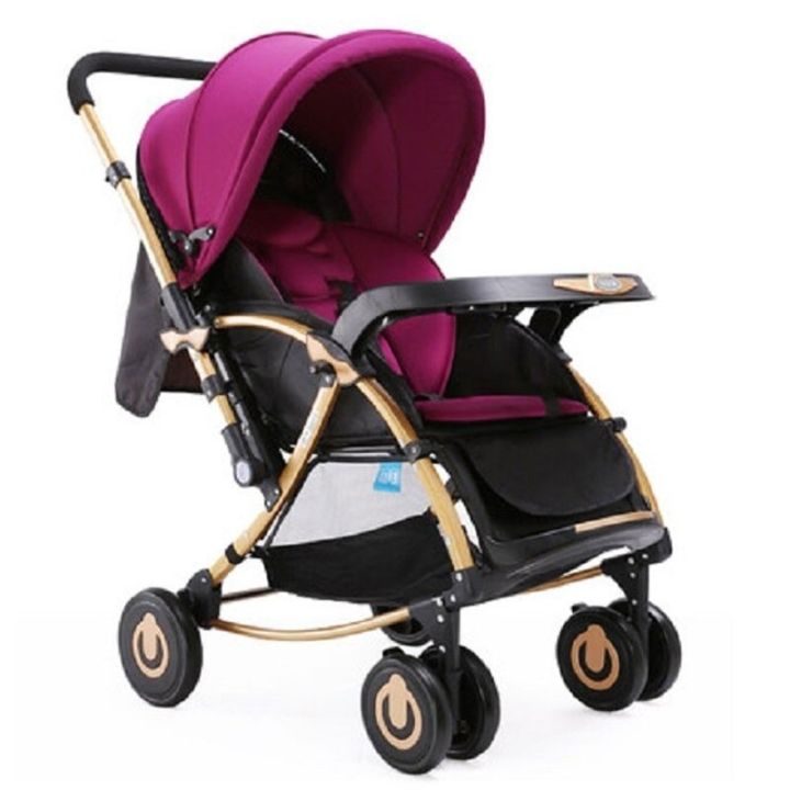 Baby%20Stroller%20C3%20Pram%20for%20Your%20Baby%20with%20Rocking%20Mood%20and%20Adjustable%20Handle%20Bar%20Best%20Premium%20Quality%20Prams%20Trolly-%20Magenta%20and%20Blue%20-%20Image%207