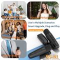 VAORLO DS-K1 Karaoke Companion Microphone Bluetooth 5.3 Moving-Coil KTV DSP Mixer System For Wired Speaker Amplifier Stereo Car.