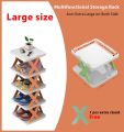 New Shoe Rack, Vertical Shoe Tower, Narrow Corner Shoe Rack, Shoe Shelf, DIY Free Standing Shoes Storage Organizer for Small Entryway, Closet, Hallway, Living Room, Bedroom (30x28x17.5cm 5 layers). 