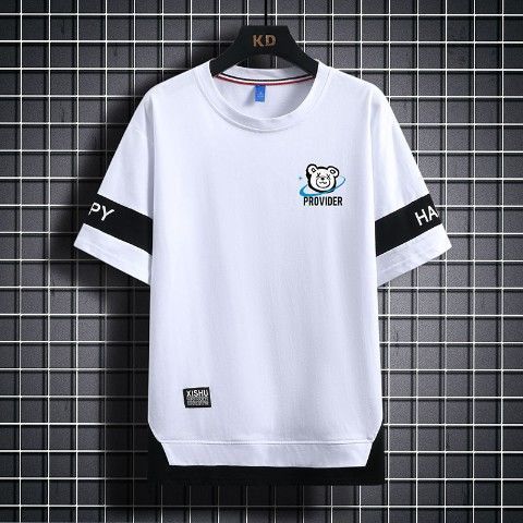 Fake%20Two-Piece%20Men%20'S%20Short%20SleeveTT-shirt%20Fashion%20Summer%20Leisure%20Men's%20Half-Sleeve%20T-shirt%20Ice%20Silk%20Quick-Drying%20Five%20Points%20Half-Sleeved%20Clothes%20-%20Image%204