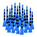 Plastic Golf Tees Pack of 50 Reduces Friction & Side Spin 5 Prongs Plastic Golf Tees 3-1/4 Inch Golf Accessories.