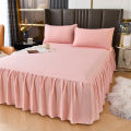 3DWF Bedspread, Bedspread, Skirt Bed Cover, Single Piece Protective Cover, 1.5m 1.8m Bed Sheet, Skirted Fitted Sheet, 180x200 Three. 