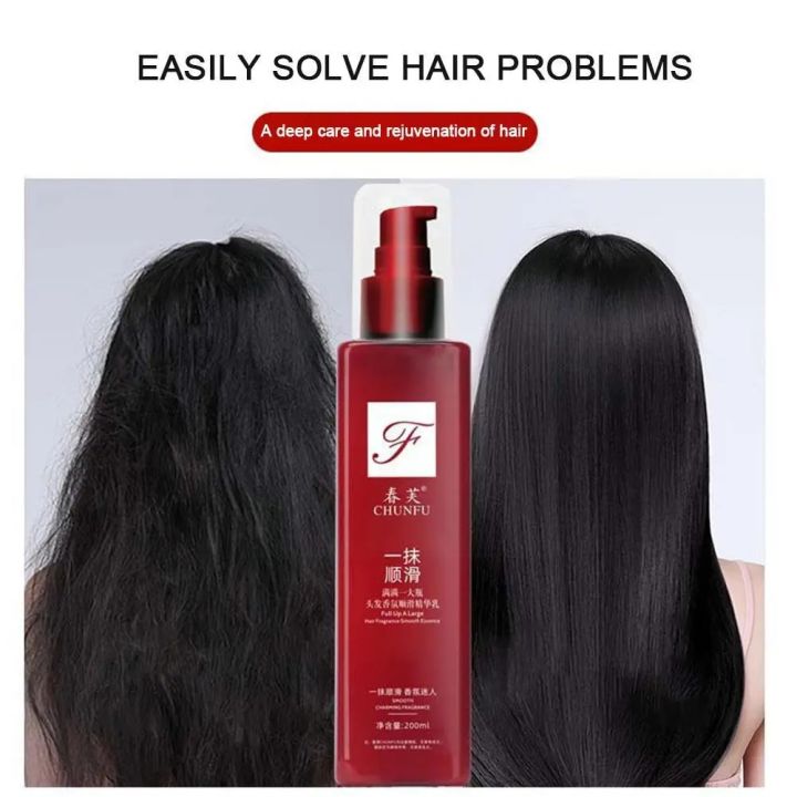 Hair%20Smoothing%20Leave-in%20Conditioner%20200ml%20A%20Of%20Magical%20Hair%20Care%20Product%20Repairing%20Hairs%20Damaged%20Quality%20For%20Women%201%20bottle%20Loser%20Lione%20-%20Image%204
