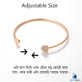 HB-01G Golden Heart Bracelet for Women.