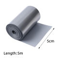 5M High Visibility Safety Reflective Heat transfer Vinyl Film DIY Silver Iron On Reflective Tape For Clothing 1Roll. 
