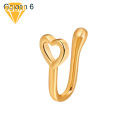 Septum Rings Eye-catching Easy to Wear Women Nose Rings Hoop.