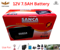 12V 7.5Ah Battery With Charger / SUNCA Battery 12v 7.5Ah Battery- Combo Pack. 