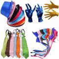 Fashion Boy Girl Men Woman Sequin Hat Bow Tie Gloves Cowboy Birthday Party Cap Jazz Dance Show Props Costume Carnival Decoration.