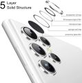 For Samsung Galaxy S23 ultra Camera Lens Protector HD Tempered Metal Glass Camera Screen Protector Cover Film Accessories (1 Set/ 5PCS). 