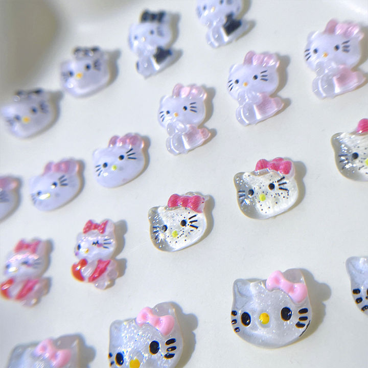 10pcs%20Kitten%20Head%20Hello%20Kitty%20Diy%20Resin%20Nails%20Accessories%20Pink%20Bow%20Kt%20Cat%20Cartoon%20Nail%20Art%20Sticker%20Tools%20Yao%20Store%20-%20Image%202