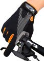 Anti-Slip Cycling Gloves Cricket Batting Gloves with TouchScreen Quality fabrics for Motor Bike Gloves Sports Shockproof Full Finger Breathable Glove for Men Woman.