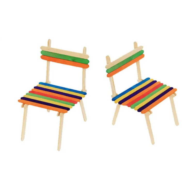 50pcs%20Colorful%20Hand%20Crafts%20DIY%20Wooden%20Sticks%20Popsicle%20Mold%20Ice%20Cream%20Sticks%20Art%20Creative%20Educational%20Toys%20For%20Children%20Kids%20Baby%20-%20Image%208