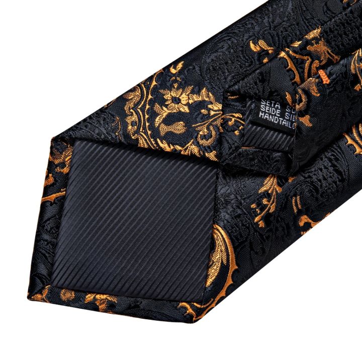 Luxury%20Black%20Gold%20Paisley%20Silk%20Ties%20For%20Men%208cm%20Men's%20Wedding%20Neck%20Tie%20Pocket%20Square%20Cufflinks%20Set%20Collar%20Pin%20Men's%20Gift%20-%20Image%204