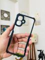 TheGiftKart Shockproof Crystal Clear Back Cover Case for Infinix Smart 10 | 360 Degree Protection | Protective Design | Transparent Back Cover Case for Infinix Smart 10 (PC & TPU, Black Bumper) Infinix Smart 10/X6725.