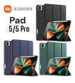 Premium Robustrion Cover for Xiaomi Mi Pad 5 / Xiaomi Mi Pad 5 Pro Cover, Trifold Flip Case Cover with Pencil Holder for Xiaomi Mi Pad 5 11 inch, Support Auto Sleep Wake - Black/Blue/Green.
