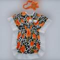 Baby Girls soft & Fashionable kaftan Dress for 0 -7 years with matching hair band. 