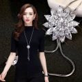 Fashion Elegant Simulated Pearl Choker Necklaces For Women Silver Color Chain Long Necklace Pendant Jewelry Accessories Trendy. 