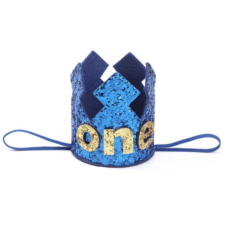 1%202%203%20Years%20Old%20Birthday%20Hat%20Baby%20Shower%20Decorative%20Headband%20Children's%20Party%20Crown%20Hat%20Blue%20Gold%20Birthday%20Crown%20Party%20Hats%20-%20Image%206