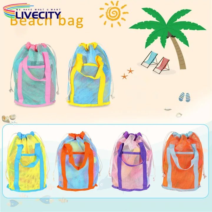 Children%20Mesh%20Beach%20Tote%20Large%20Capacity%20Quick%20Dry%20Beach%20Bag%20with%20Drawstring%20Closure%20Perfect%20for%20Baby%20Toys%20Seashells%20Travel%20Toiletries%20Portable%20Durable%20Mesh%20Handbag%20with%20Drainage%20for%20Shower%20for%20Kids%20-%20Image%203