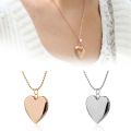 1PC Heart Shaped Friend Photo Picture Frame Locket - Necklace For Girls.