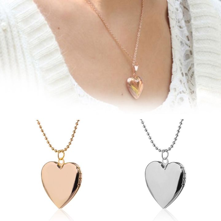 1PC%20Heart%20Shaped%20Friend%20Photo%20Picture%20Frame%20Locket%20-%20Necklace%20For%20Girls%20-%20Image%204