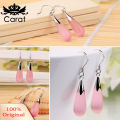 Fashion Opal Waterdrop Hook Earrings Flower Leaf Earring Jewelry for Women Gift. 